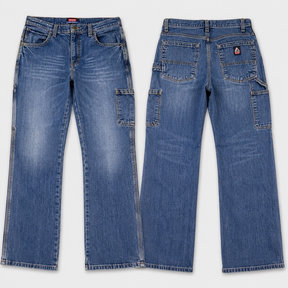 36/32 Blue Mountain Carpenter Y2K Jeans 90's Workwear Utility Skater Denim